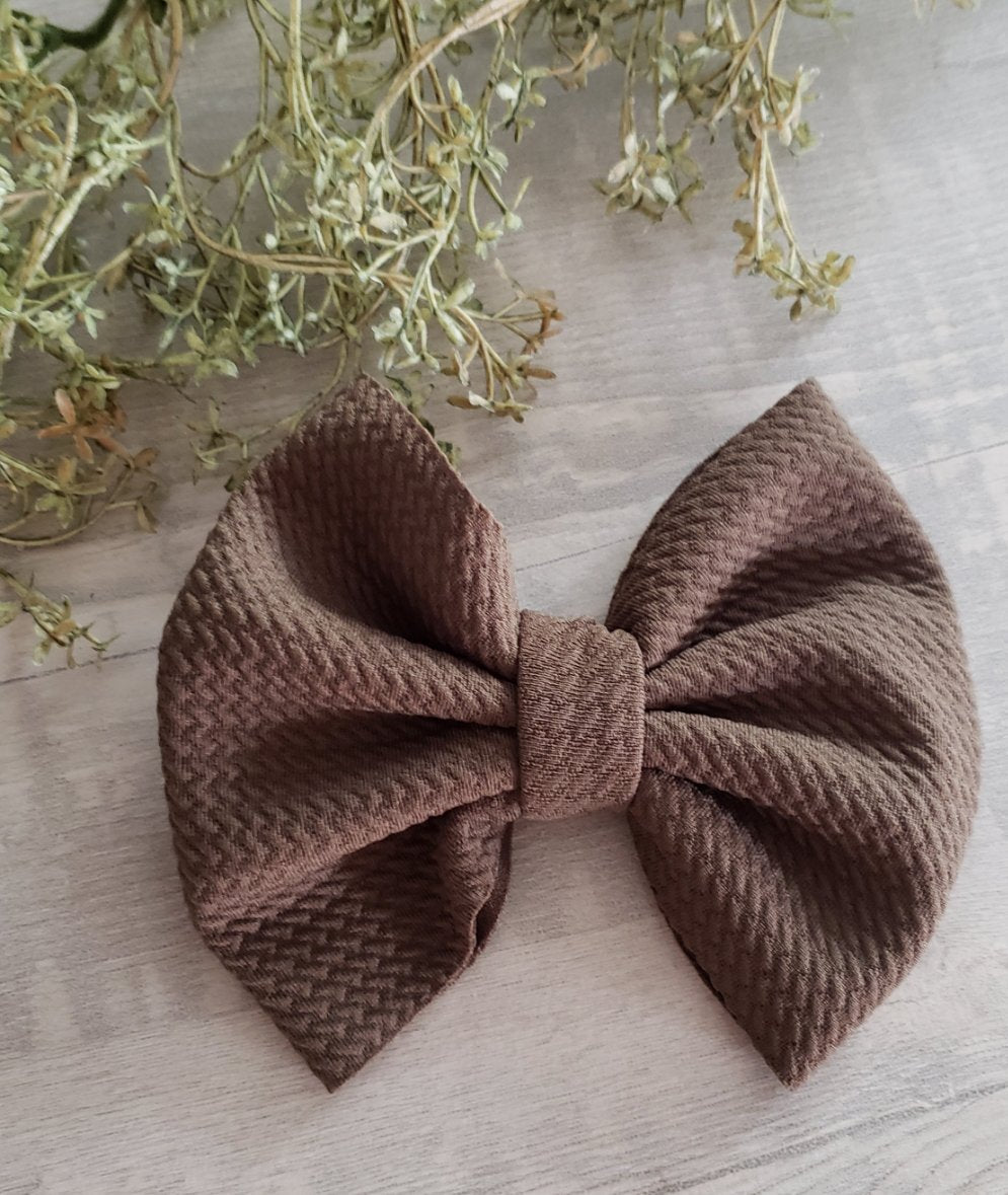 Olive Green Bow